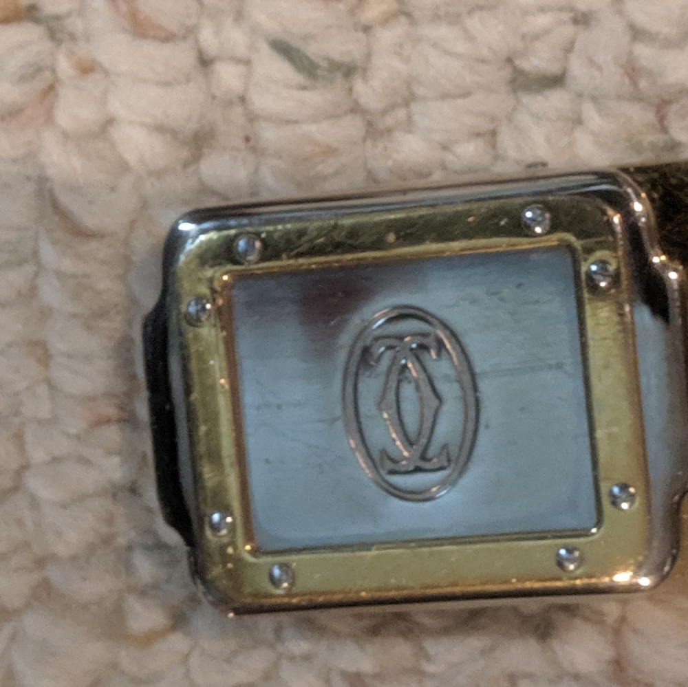 Men's Cartier leather belt